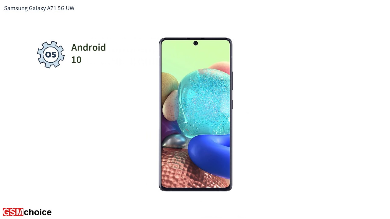 Samsung Galaxy A71 5G UW - Smartphone specification by GSMchoice.com ...