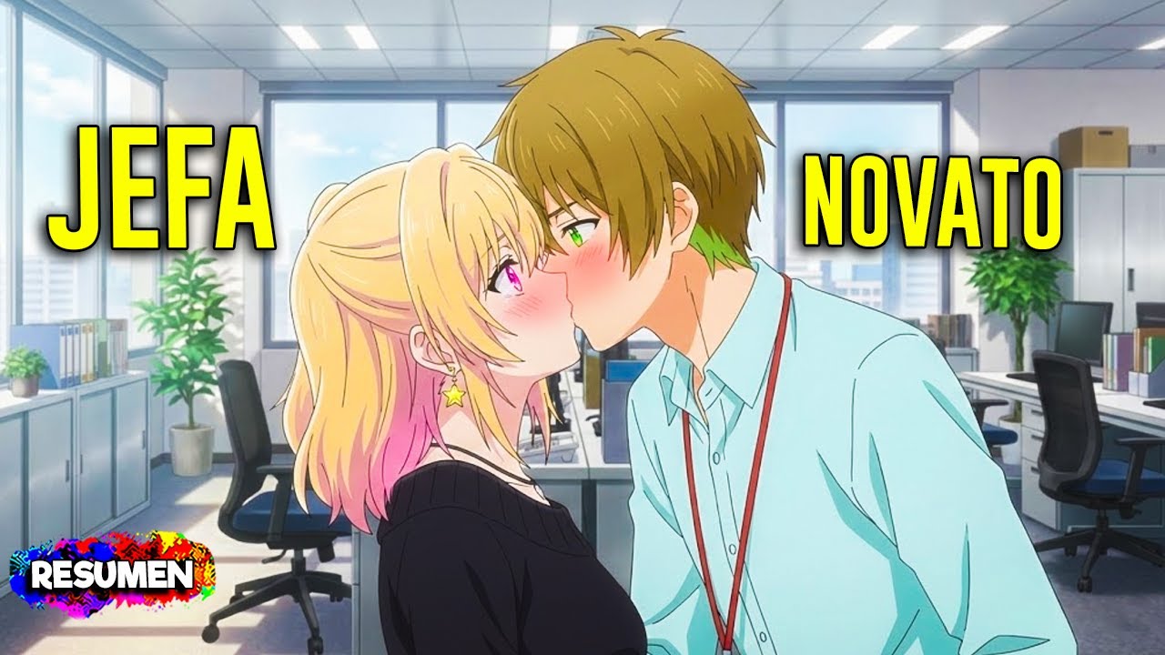 🥵MI JEFA DEL TRABAJO SE ENAMORÓ DE MI! 🥵 Resumen Anime Completo