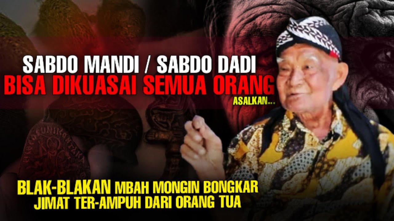 Awas! Ucapanmu Bisa Jadi Kenyataan Sekarang. Bongkar Rahasia Sabdo Mandi Mbah Mongin.