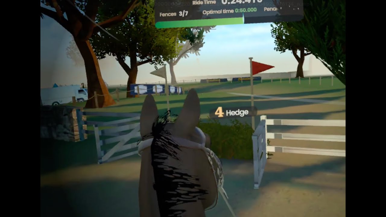 Cross Country VR Gaming! Ranch Course 4 | Rival Stars VR Horse Racing | Oculus Quest