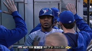 TOR@PIT: Rasmus grounds an RBI single to right