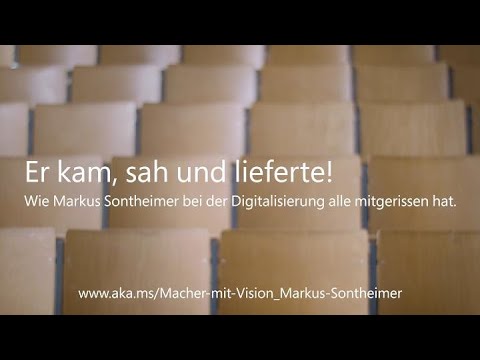 Macher mit Vision: Markus Sontheimer, DB Schenker – Er kam, sah und lieferte | Microsoft