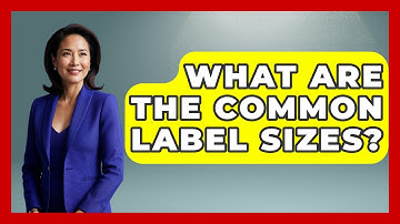 What Are The Common Label Sizes? - Graphic Design Nerd
