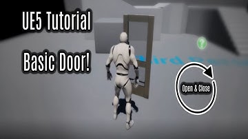 How To Create A Door (Blueprint) Unreal Engine 5| Tutorial