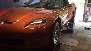 HOW TO DO A MUFFLER MOD ON A C6 CORVETTE Z06 (part one)