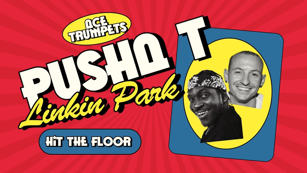 Ace Trumpets X Hit The Floor - Pusha T, Clipse, Malice, Linkin Park [mashup with visualizer]