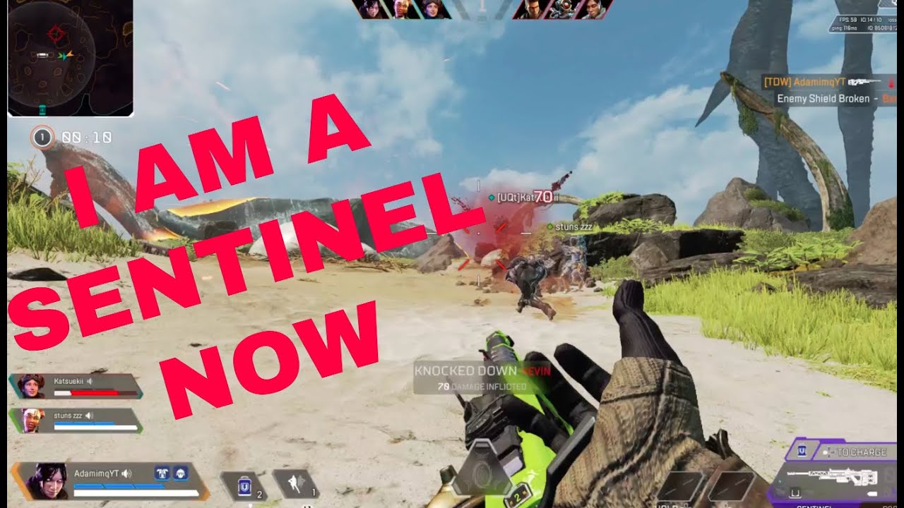 I am SENTINEL Apex Legends Montage