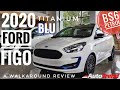 2020 Ford Figo Blu Diamond White Colour - Most Detailed Walkaround Review | AutoTrend !!