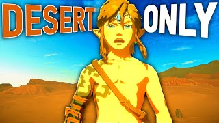 We Tried To Beat TOTK from ONLY The GERUDO REGION