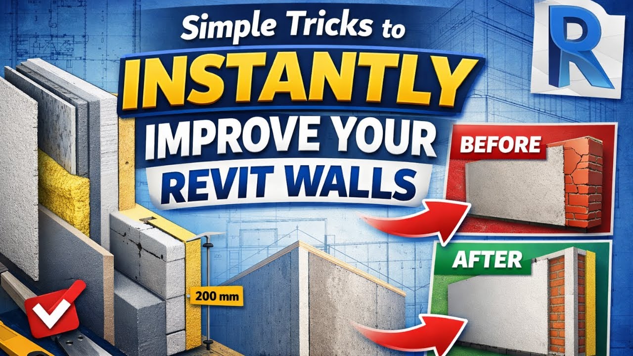 Simple Tricks to Instantly Improve Your Revit Walls | Walls in Revit ...