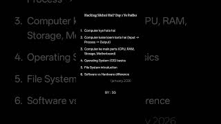 Computer Basics for Beginners | Computer Kya Hota Hai | Day 1 Cyber Security