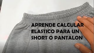 COMO COLOCAR ELASTICO A UN SHORT-PANTALON MEDIDA CORRECTA