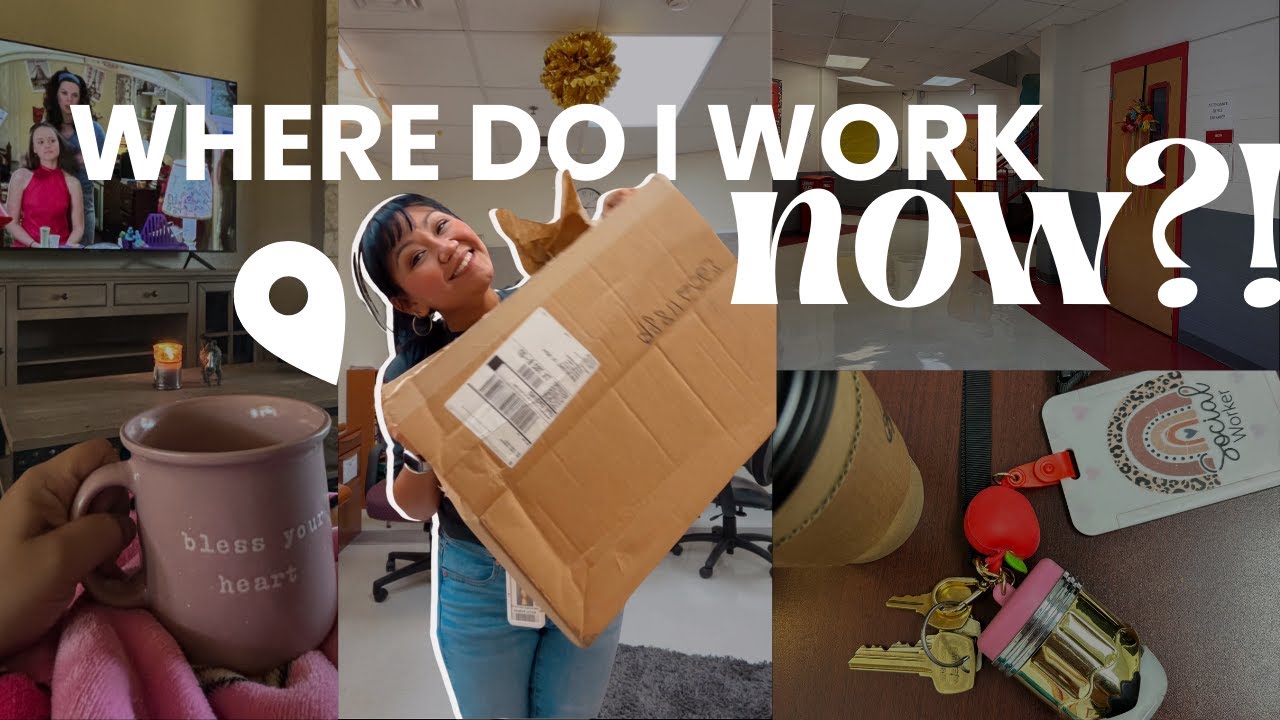 Where Do School Social Workers Work? Life Updates, New Job, & Office Glow-Up!