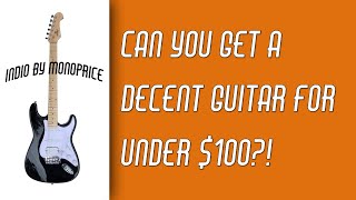 Budget guitar unboxing. $100, any good? #indio #amazon