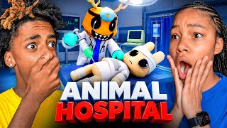 FIRST TIME Playing Animal Hospital in Roblox… GONE WRONG! 😱