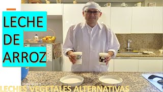 COMO HACER LECHE DE ARROZ, BEBIDAS VEGETALES SALUDABLES