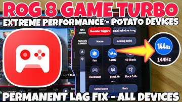 Rog Turbo Booster For Android Game ! Max FPS Fix Lag - No Root