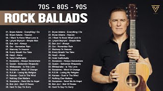 Rock Ballads 70&#39;s - 80&#39;s - 90&#39;s | Best Rock Ballads of All Time | Rock Love Song Nonstop