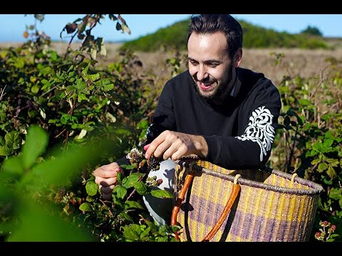 Pete and Ali make a wild blackberry pie!