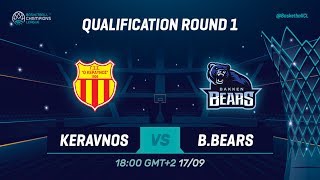 Keravnos v Bakken Bears - Full Game - Qual. Rd. 1 - Basketball Champions League 2019