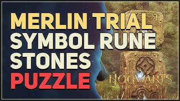 Merlin Trial Symbol Rune Stones Puzzle Hogwarts Legacy