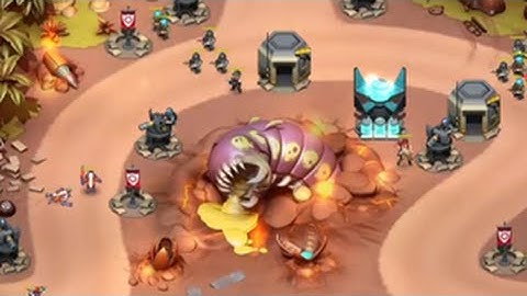 Alien Creeps TD LEVEL 2 Walkthrough [IOS]