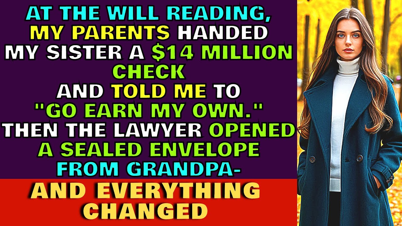 At the Will Reading, My Parents Gave My Sister $14 Million and Told Me to 