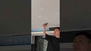 DIY Galaxy Ceiling 🌌 Step-by-Step Fiber Optic Light Setup#DIYLights #FiberOpticLights #CeilingDesign