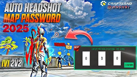 Hn Shri Craftland Code || Craftland Map Code || Free Fire Craftland Map Code || Hn Shri -  Password