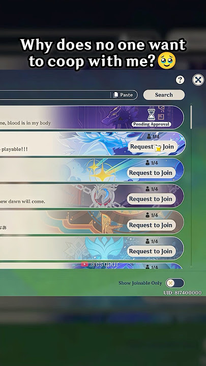 WHY DOES NO ONE WANT TO COOP WITH ME? 🥹