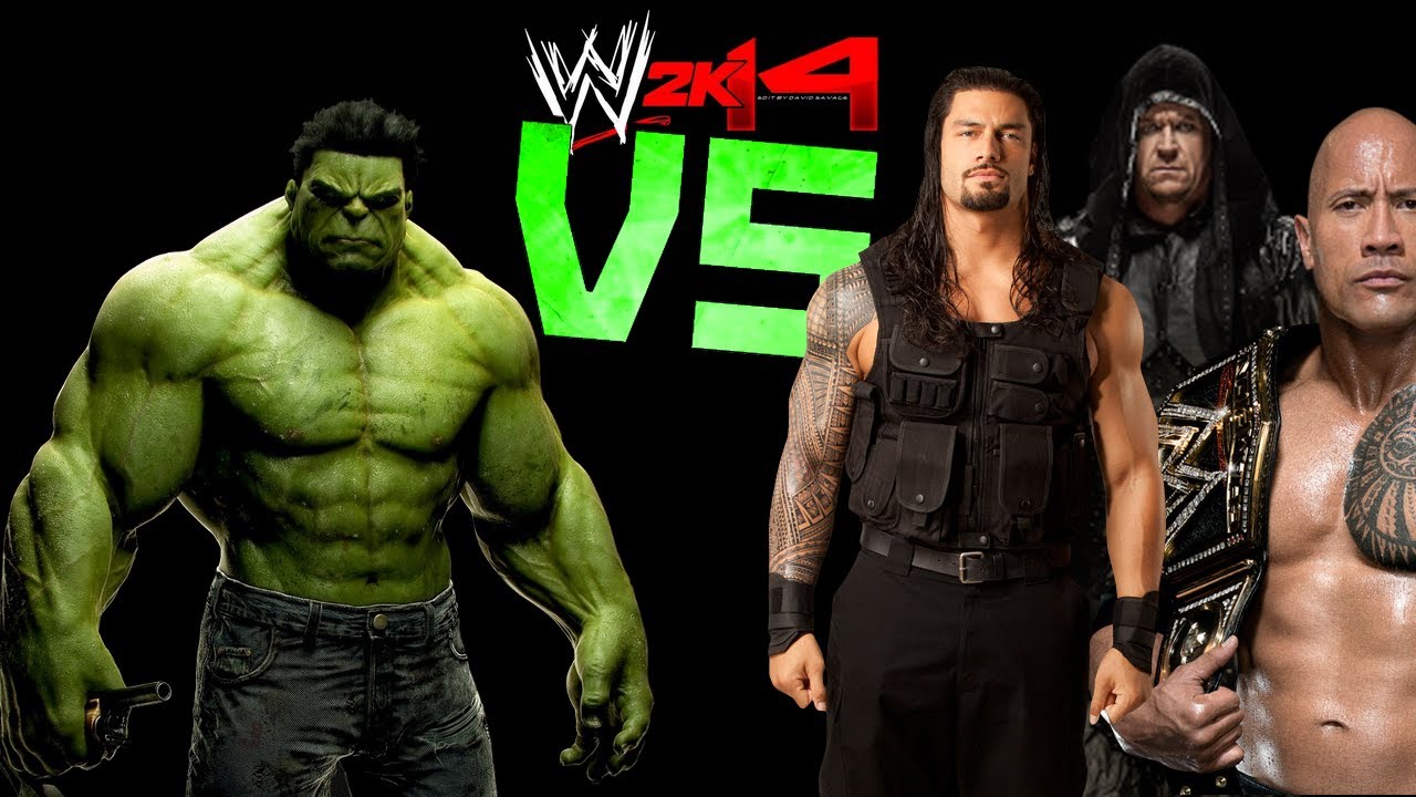 Wwe 2k14 Hulk Vs Roman Reigns The Rock The Undertaker Fr Hd