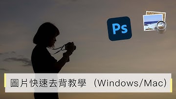 【去背教學】使用Mac內建免費預覽程式去背、Photoshop 去背景圖 去白邊｜簡報 文案 縮圖｜攝影無料+