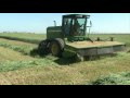 John Deere 4995 Windrower with DWA from RCI Engineering