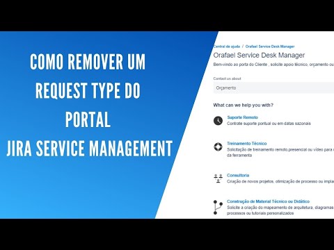 Como remover um request type do portal no Jira Service Management