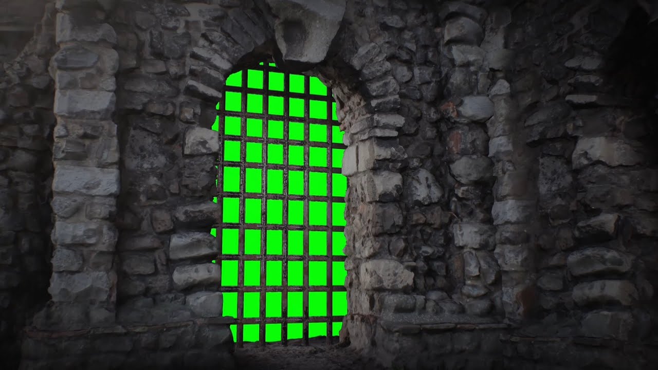 Prison open and close door green screen , YouTube
