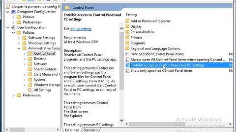 Gestion des stratégies de groupe avec GPMC