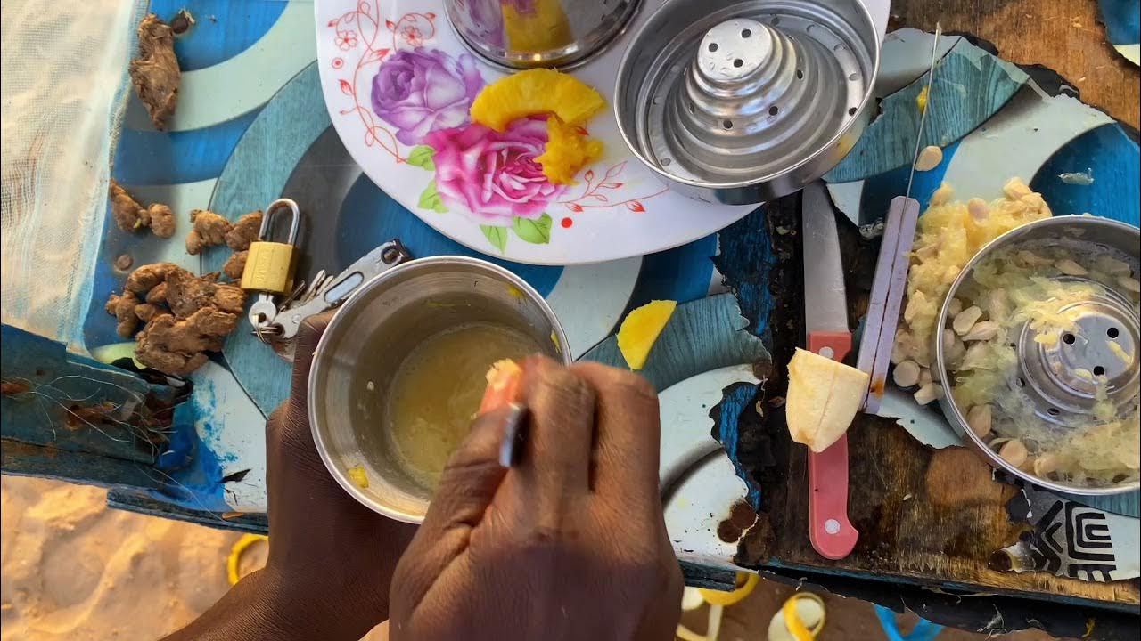 Here’s How Fresh Local Juice is Made In Gambia, Africa! 😍 HOW TO MAKE