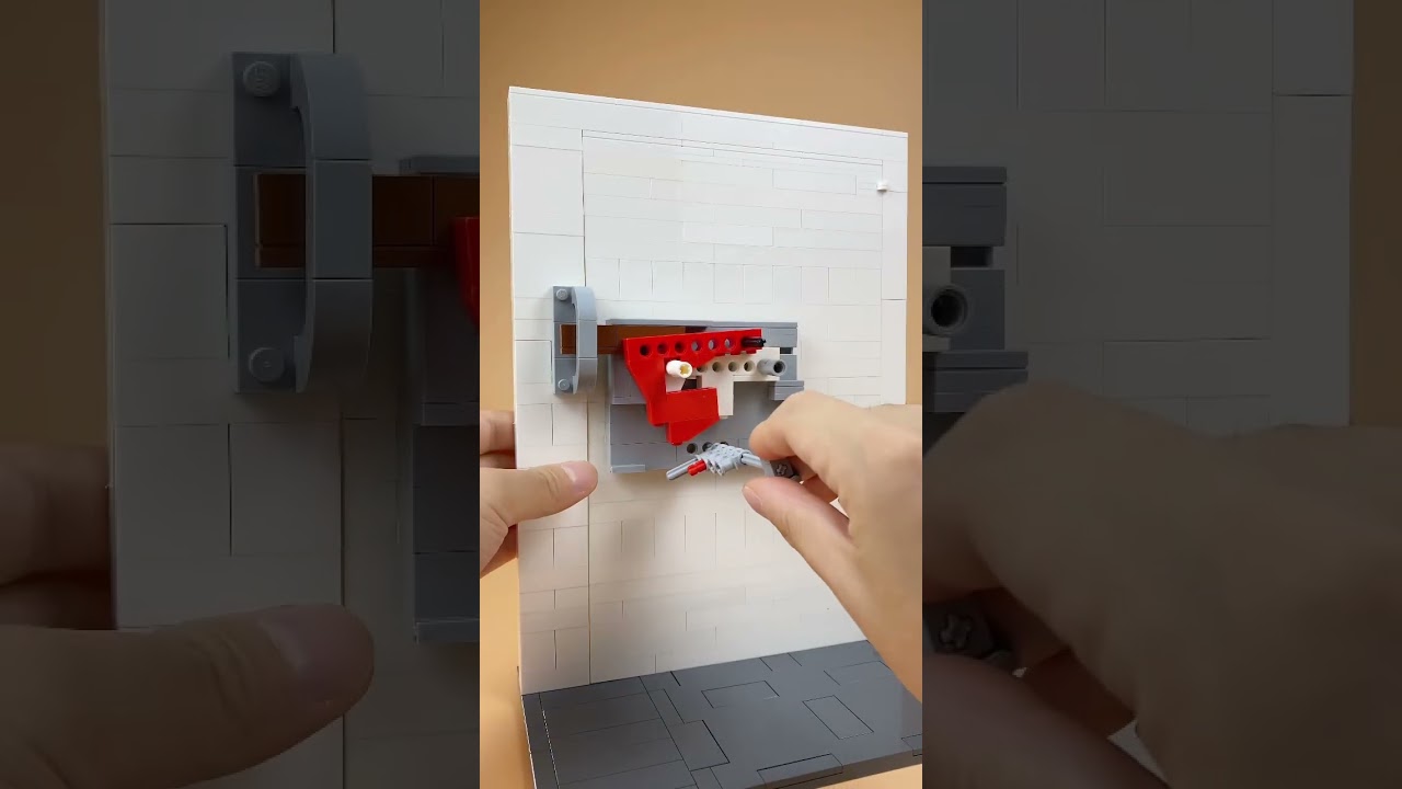 I Made a Barron Tumbler Lock with LEGO Bricks! 