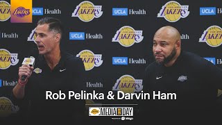 Media Day 2022: Rob Pelinka and Darvin Ham