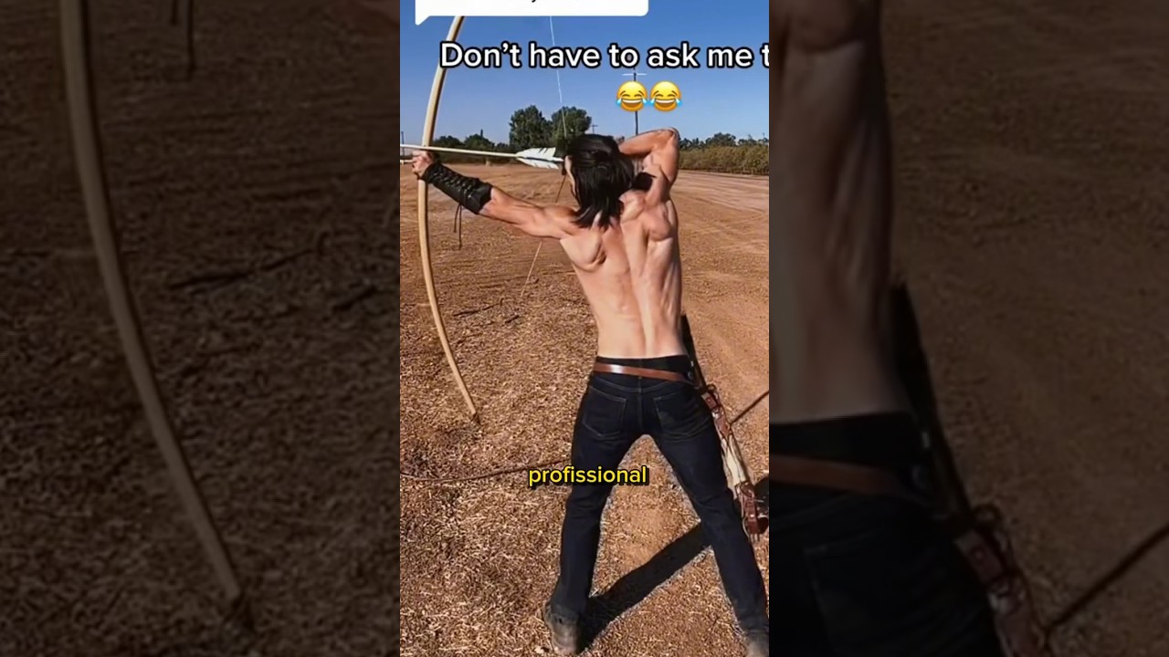 Atirador de arco e flecha PROFISSIONAL! 