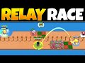 EVERY Brawler Team Relay Race! | Who Is The FASTEST DUO In Brawl Stars?