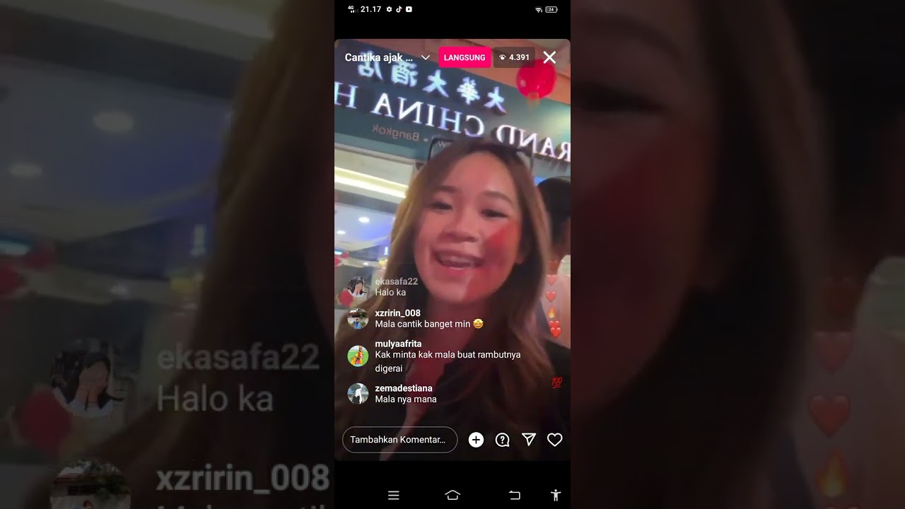 Live #cantika dan #basmalah di Thailand (PART 1)