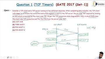 TCP Timers Decoded: Computer Networks Question 1 | GATE | COMPUTER SCIENCE ENGINEERING