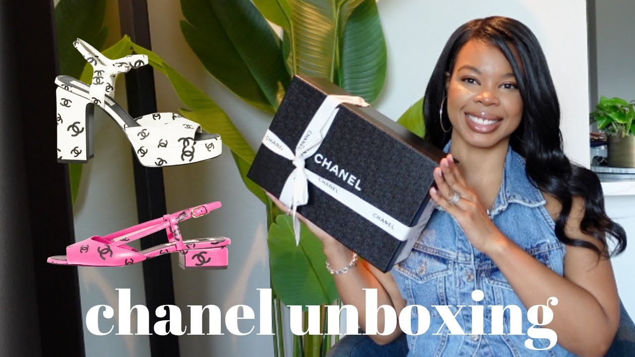 4.6.22, Chanel Braided Mules Unboxing. I'm obsessed with these newly