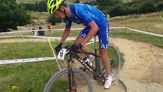 Schurter v Absalon: Amazing up-close footage at Hadleigh Olympic MTB warm up race