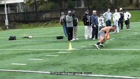 Aaron Woods 2012 NFL Pro Day Workout & UFL Highlig...