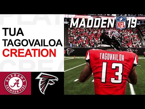 QB Tua Tagovailoa Madden 19를 만드는 방법 | 앨라배마 QB | PS4, Xbox 1, PC