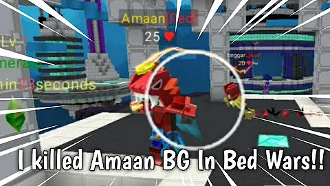 I BEAT Amaan BG!!  [Blockman Go]