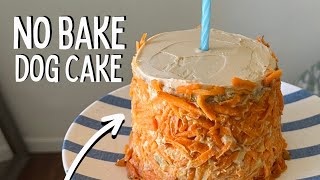 No Bake Dog Cake Recipe | Easy Birthday Dog Cake | How To Make Cake for Dogs | Paola Santana