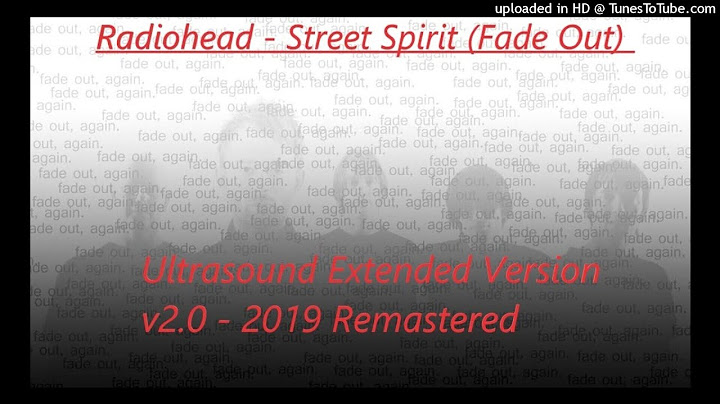 Street Spirit (Fade Out) Extended version - Extended performance video thumbnail